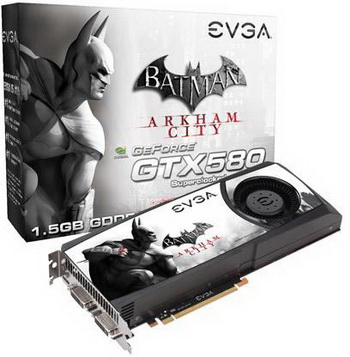 EVGA GeForce GTX 580 Batman Arkham City Edition